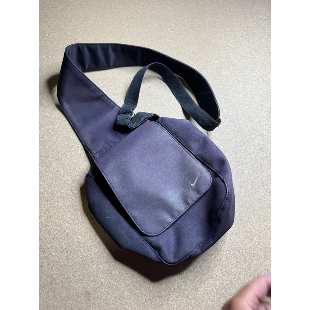 Nike Vintage Y2K Mini Sling Bag Crossbody Navy Blue Swoosh RN 56323 CA 05553